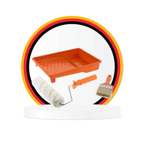 رول تركي و فرشاة وصحن دهان مجموعة