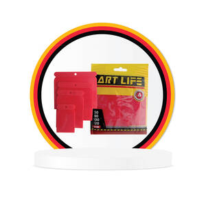 طقم سكين معجون بلاستيك 4 قطع