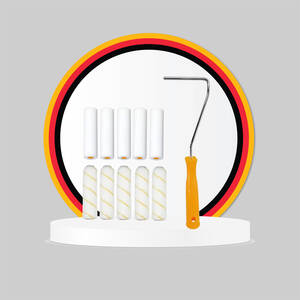 مجموعة فرشاة طلاء 10 في 1 حجم صغير