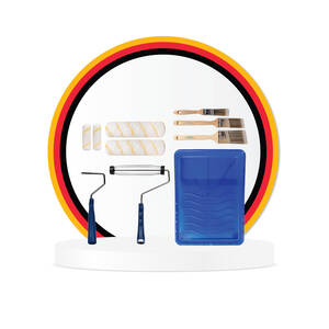 رول تركي و فرشاة وصحن دهان مجموعة كاملة