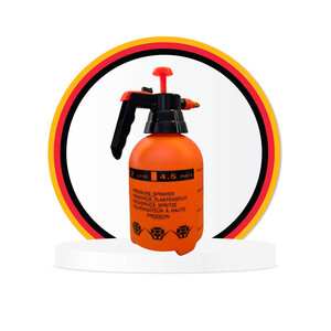 بخاخ الماء للنظافة والزراعه والنباتات  و غسل السيارات 2 ليتر متعدد الاستخدامات ذات رأس متغير المسن اورانج