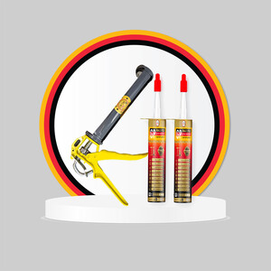 سيليكون عالي الجودة عدد 2 عبوة + ضاغط سيليكون جيد