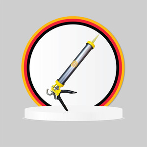 ضاغط سيلانت مادة فواصل التمدد حجم كبير بسعة 600ميلي