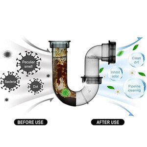 منظف رغوي للصرف مناسب للمغسلة و المجلى قوي للحوض والصرف