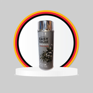 دهان طلاء بخاخ لون فضي لون النيكل الستانليس اللامع اصلي سبراي سريع الجفاف صنع بلجيكا